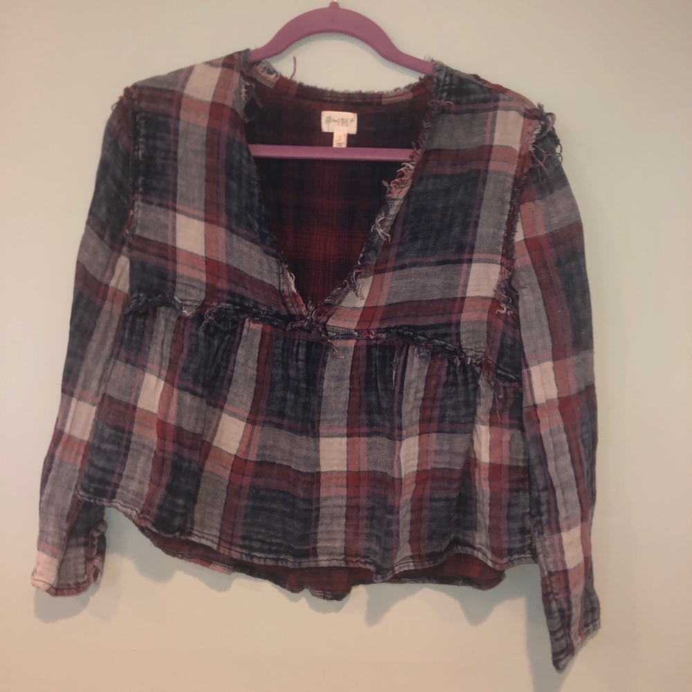 Plaid Crop Top